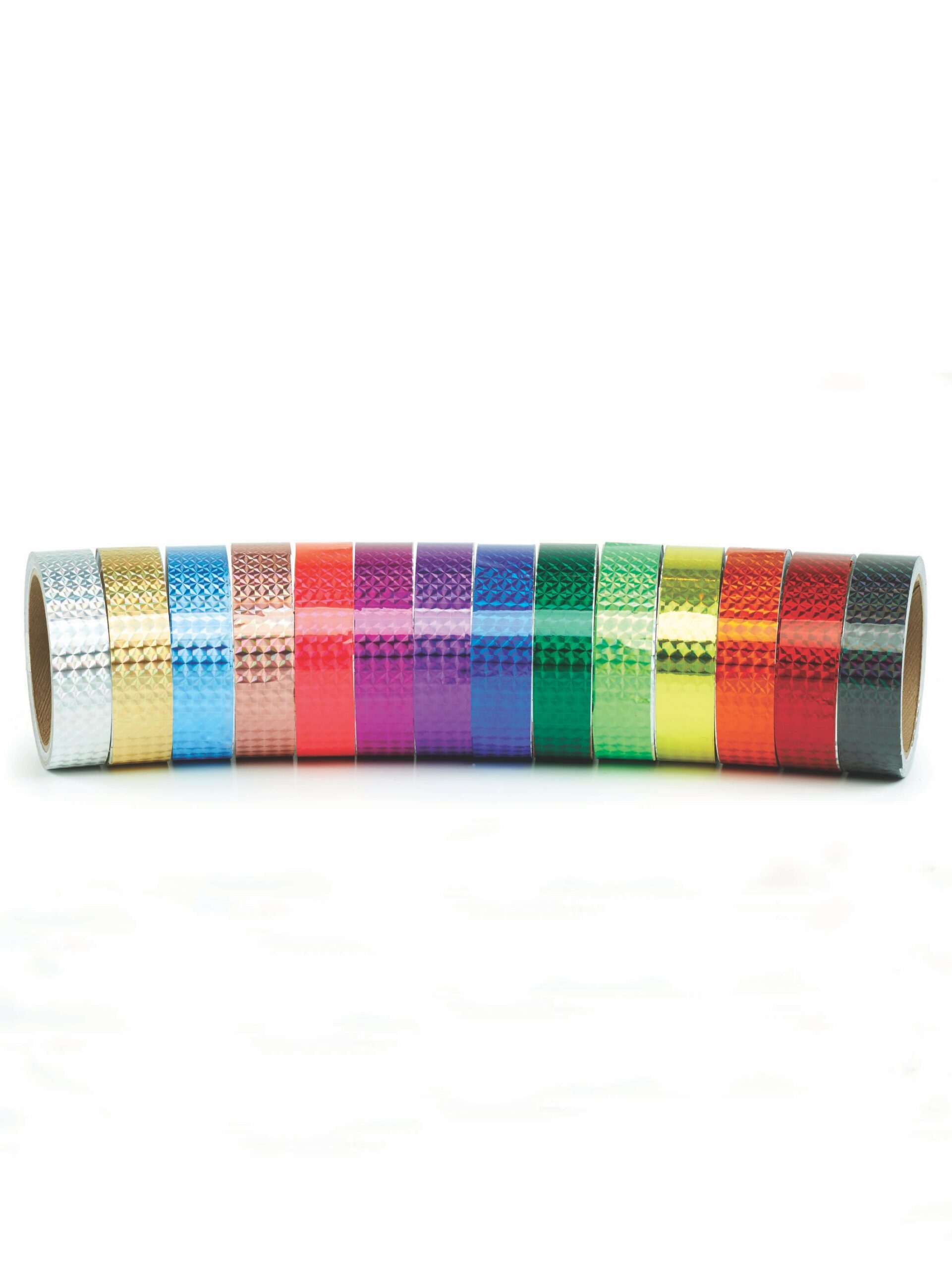 Styleplus Holographic Tape 1 inch (Cracked Ice & Sequin Pattern) (per roll)  - Drillcomp, Inc.